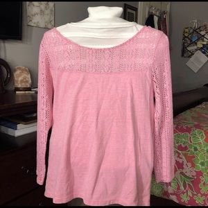 Medium Pink Abercrombie & Fitch Blouse